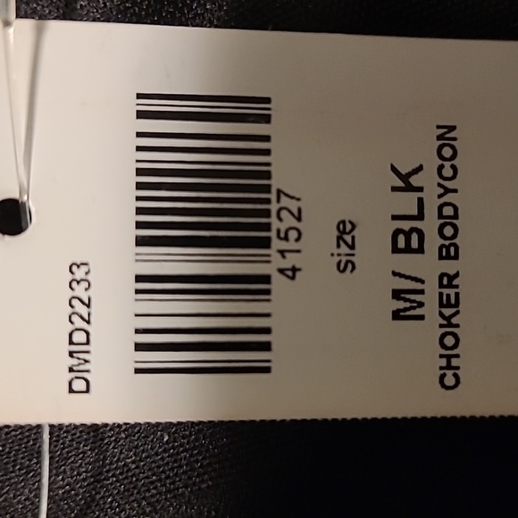 Dance & Marvel Black dress with choker collar - Picture 5 of 5